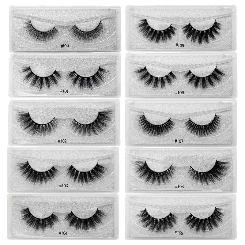 YSDO 3D Mink Strip Lashes Natural Soft False Eyelash Extensions