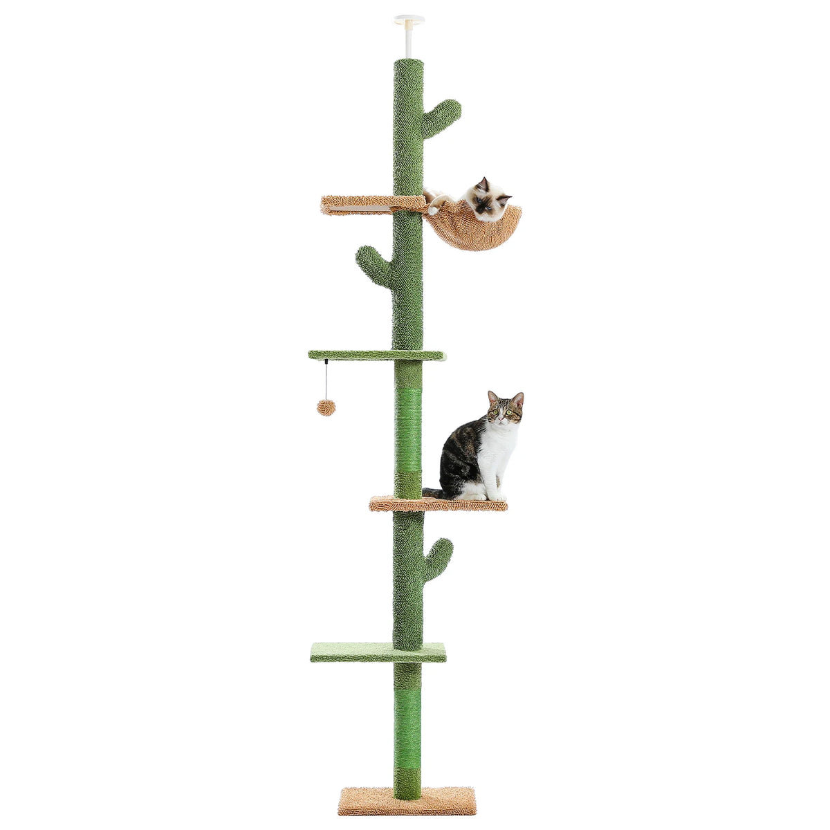 PAWZ Road Floor To Ceiling Cat Tower With Scratching Post