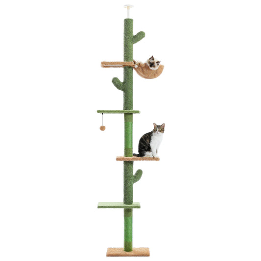 PAWZ Road Floor To Ceiling Cat Tower With Scratching Post