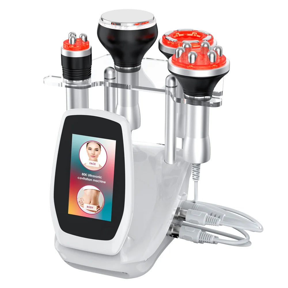 Ultrasonic Cavitation 4 in 1 Body Slimming Machine Vacuum Massage