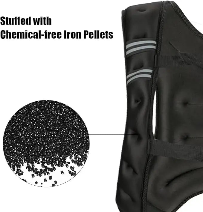 Weighted Vest For Men And Women 12 To 30 Lbs Weights Included