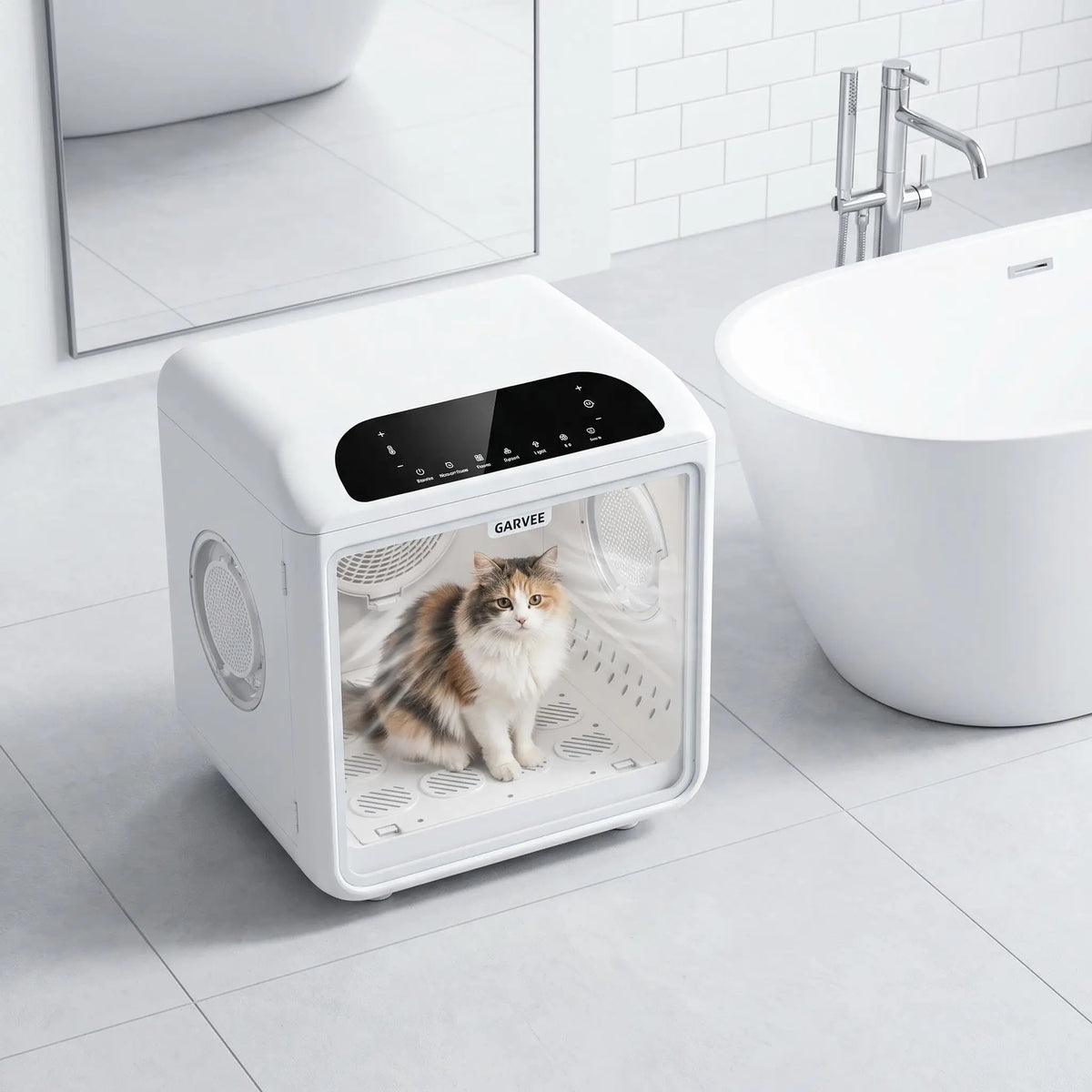 Quiet Pet Dryer Box With Smart Temperature Control And Airflow