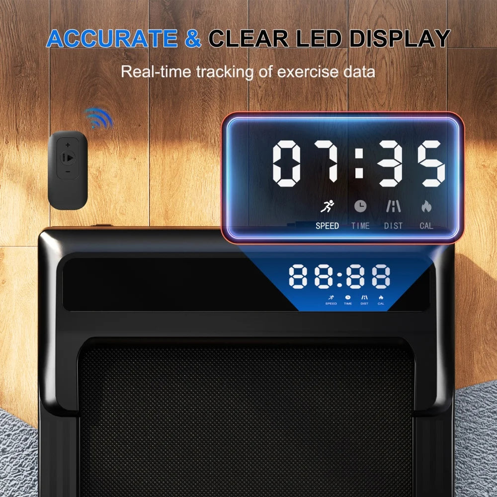 Superun Foldable Treadmill With Six Percent Incline And 3.8 MPH