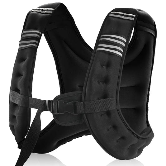 12lb Reflective Stripe Weight Vest for Cardio and Strength