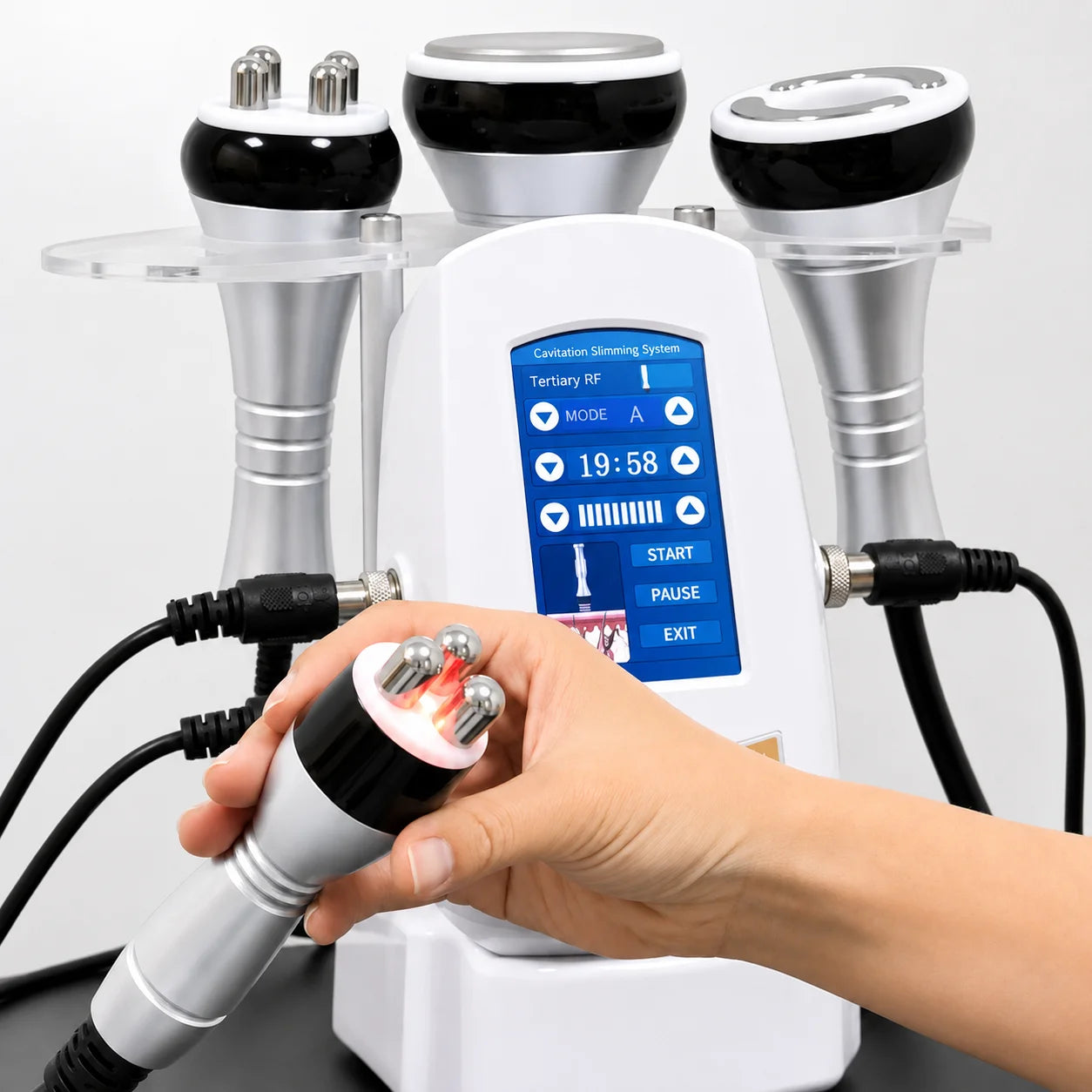 Beemyi Cavitation Machine With Massage Handles For Body Care