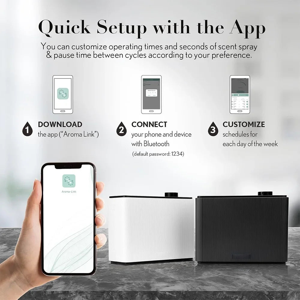 NAMSTE Smart Fragrance Diffuser App Controlled With Timer