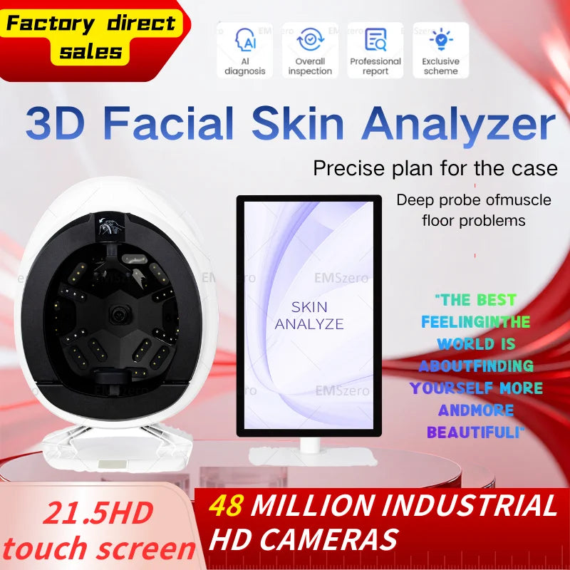 MYOSLIM Q2 Skin Scanner Facial Analyzer Magic Mirror Monitor