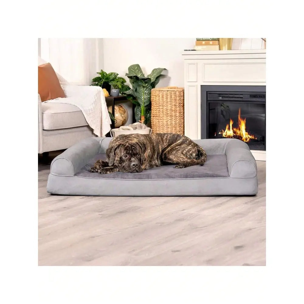 Waterproof Memory Foam Dog Bed With Sides Non Slip