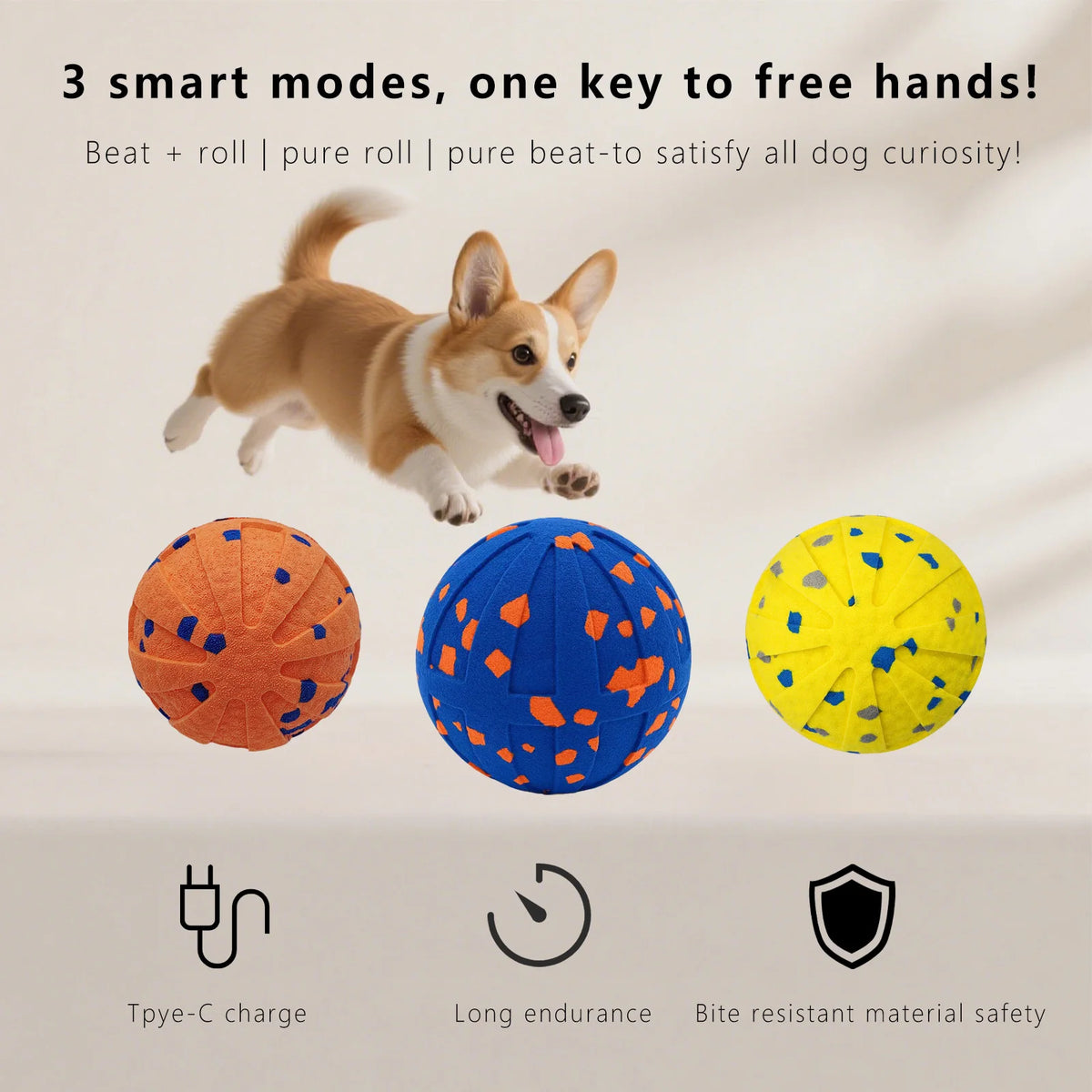 Booteely Automatic Interactive Dog Ball Toy For All Dogs